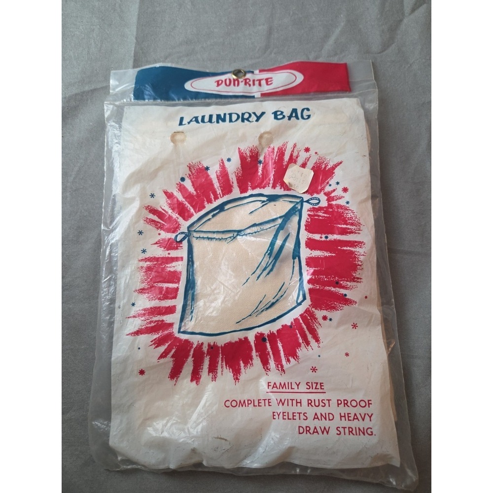 Vintage‎ Dun-Rite Laundry Bag Family Size